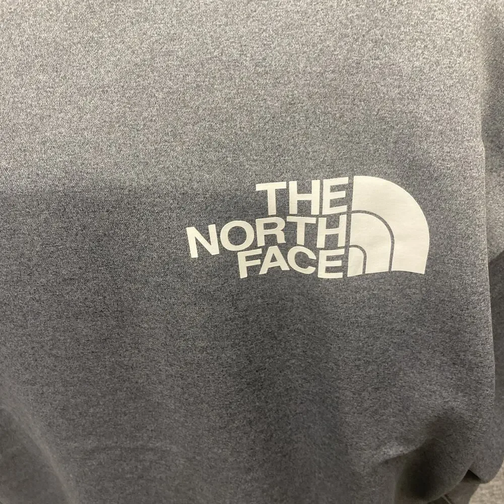 C22 The North Face Logo Pullover Hoodie Gray XL